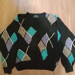 Alexander Julian Colours Hand Knit Gorgeous Sweater